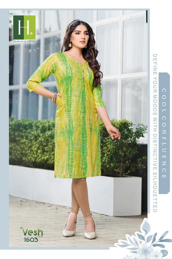 Hirwa Vesh Vol 16 Rayon Exclusive Designer Kurti Collection